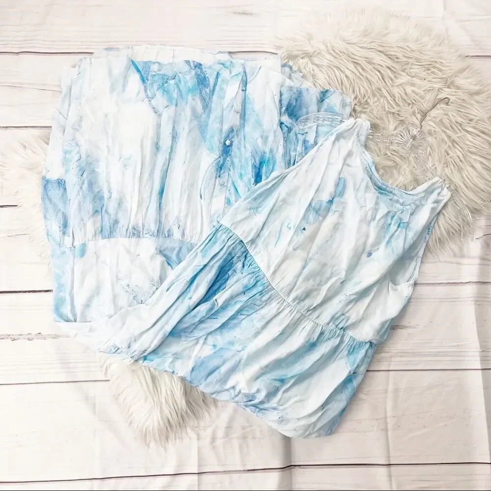 Soft Surroundings Women's Wailana Full‎ button Front Dress Size Small - Picture 4 of 5